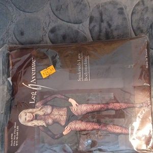 ONE Size - Black Spiderweb Lace Body Stocking